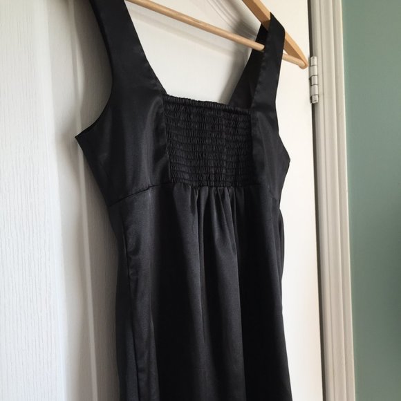 dELiA*s Black Satin Dress - Picture 5 of 8